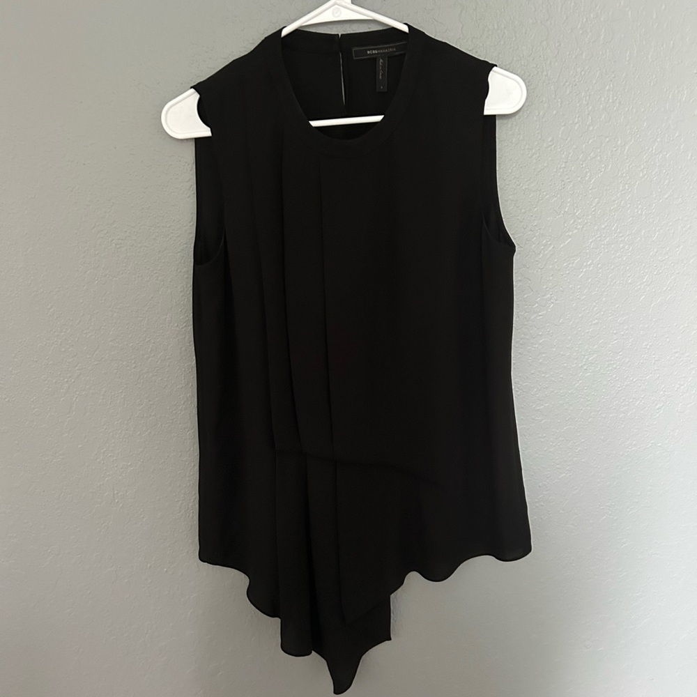 Bcbg draped blouse